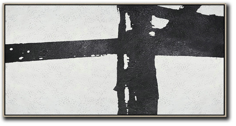 Huge Canvas Art On Canvas,Oversized Panoramic Minimal Art On Canvas - Custom Oil Painting